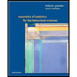 Essentials of Statistics for the Behavioral Science - 6th Edition - by Frederick J Gravetter, Larry B. Wallnau - ISBN 9780495383949