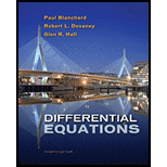 Differential Equations - 4th Edition - by Paul Blanchard, Robert L. Devaney, Glen R. Hall - ISBN 9780495561989