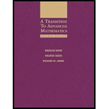 A Transition to Advanced Mathematics - 7th Edition - by Douglas Smith, Maurice Eggen, Richard St. Andre - ISBN 9780495562023