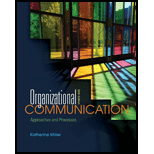 Organizational Communication: Approaches and Processes - 6th Edition - by Katherine Miller - ISBN 9780495898320
