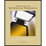 Introduction to mathematical programming - 4th Edition - by Jeffrey B. Goldberg - ISBN 9780534359645