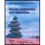 Student Solutions Manual for Epp's Discrete Mathematics with Applications, 3rd - 3rd Edition - by EPP,  Susanna S. - ISBN 9780534360283