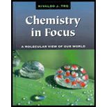 Chemistry In Focus (with Infotrac): A Molecular View Of Our World - 1st Edition - by Nivaldo J. Tro - ISBN 9780534363666