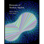 Elements of Modern Algebra - 6th Edition - by Jimmie Gilbert, Linda Gilbert - ISBN 9780534402648