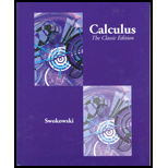 Calculus : The Classic Edition (with Make the Grade and Infotrac) - 5th Edition - by Earl W. Swokowski - ISBN 9780534435387