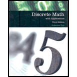 Discrete Math With Applications - 3rd Edition - by Susanna S. Epp - ISBN 9780534618445