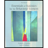 Essentials of Statistics for the Behavioral Sciences - 5th Edition - by Frederick J. Gravetter, Larry B. Wallnau - ISBN 9780534633967