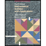 MATH.STATISTICS W/APPL. - 4th Edition - by Mendenhall - ISBN 9780534920265
