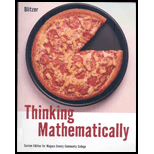 Thinking Mathematically (4th Edition) - 4th Edition - by ROBERT BLITZER - ISBN 9780536398222