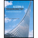 Algebra & Trigonometry With Additional Material From College Algebra Essentials (custom Edition For Tidewater Community College)