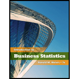 Introduction to Business Statistics (with Bind-In Printed Access Card) - 7th Edition - by Ronald M. Weiers - ISBN 9780538452199
