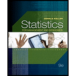 Statistics For Management And Economics - 9th Edition - by Gerald Keller - ISBN 9780538477499