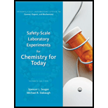 Safety-Scale Laboratory Experiments for Chemistry for Today (Brooks/ Cole Laboratory Series for General, Organic, and Biochemistry) - 7th Edition - by Seager,  Spencer L., Slabaugh,  Michael R. - ISBN 9780538734547