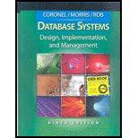 DATABASE SYSTEMS-TEXT                   - 9th Edition - by Coronel - ISBN 9780538748841