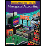 Managerial Accounting - 5th Edition - by Carl S. Warren; Philip E. Fess - ISBN 9780538853422