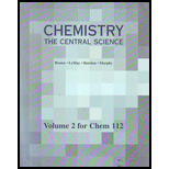 Chemistry The Central Science Volume 2 For Chem 112 - 9th Edition - by Theodore L. Brown - ISBN 9780558347970