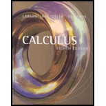 Calculus - 8th Edition - by Bruce H. Edwards, Ron Larson, Robert P. Hostetler - ISBN 9780618502981