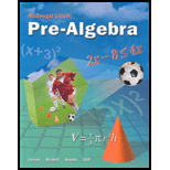 Pre-Algebra - 1st Edition - by Ron Larson, Lee Stiff, Laurie Boswell, Timothy Kanold - ISBN 9780618800766