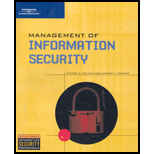 Management Of Information Security - 1st Edition - by Whitman M.e - ISBN 9780619215156