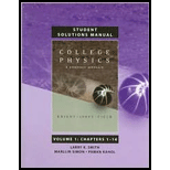 Student Solutions Manual For College Physics: A Strategic Approach, Vol. 1: Chapters 1-16 - 1st Edition - by Randall D. Knight, Brian Jones, Stuart Field, Larry K. Smith, Marllin Simon, Pawan Kahol - ISBN 9780805306323