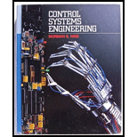 CONTROL SYSTEMS ENGINEERING - 92nd Edition - by NISE - ISBN 9780805354201