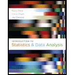 Introduction to Statistics and Data Analysis - 4th Edition - 4th Edition - by PECK, Roxy, Olsen, Chris, DEVORE, Jay L. - ISBN 9780840054906