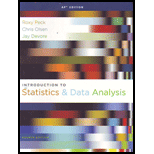 Introduction to Statistics and Data Analysis (AP(R) Edition) - 4th Edition - by Roxy Peck, Chris Olsen, Jay Devore - ISBN 9780840068415