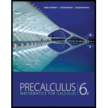 Student Solutions Manual For Stewart/redlin/watson's Precalculus: Mathematics For Calculus, 6th