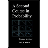 A Second Course in Probability - 7th Edition - by Ross, Sheldon M., PEKOZ, Erol A. - ISBN 9780979570407