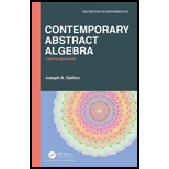 Contemporary Abstract Algebra - 10th Edition - by Joseph A. Gallian - ISBN 9781000337358
