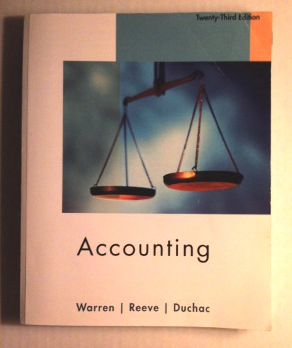Accounting 27th Edition Textbook Solutions Bartleby