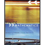 Finite Mathematics, University Of Maryland - 11th Edition - by Waner/constenoble - ISBN 9781111220877