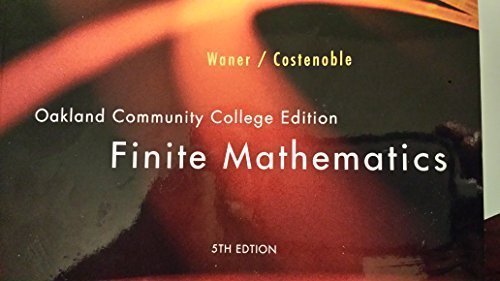 【Cengage】finite mathematics 7th Finite Mathematics and Applied Calculus, 7th Edition