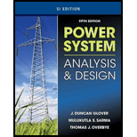 POWER SYSTEM ANALYSIS+DESIGN,SI EDITION - 5th Edition - by Glover - ISBN 9781111425791