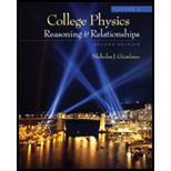 COLLEGE PHYSICS,VOL.1 - 2nd Edition - by Giordano - ISBN 9781111570958