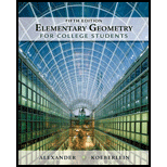 EBK ELEMENTARY GEOMETRY F/COL STUD - 5th Edition - by Alexander - ISBN 9781111788599