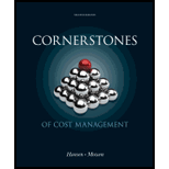 Cornerstones Of Cost Management - 2nd Edition - by Hansen,  Don R. - ISBN 9781111824402
