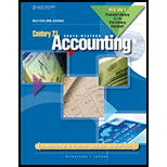 Century 21 Accounting Multicolumn Journal 11th Edition Textbook Solutions Bartle Century 21 Accounting Multicolumn Journal 11th Edition Textbook Solutions Bartle