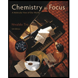 Chemistry in Focus - 5th Edition - by Tro, Nivaldo J./ - ISBN 9781111989064