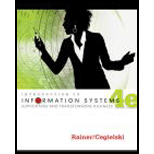 Introduction to Information Systems: Enabling and Transforming Business - 4th Edition - by R. Kelly Rainer, Casey G. Cegielski - ISBN 9781118063347