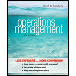 Operations Management - 5th Edition - by R. Dan Reid, Nada R. Sanders - ISBN 9781118348512