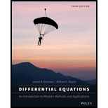 Differential Equations: An Introduction to Modern Methods and Applications