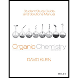 Student Study Guide and Solutions Manual T/A Organic Chemistry