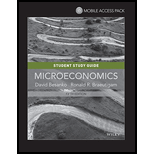 Microeconomics, Study Guide, David Besanko & Ron Braeutigam, 5th Edition - 5th Edition - by David Besanko & Ron Braeutigam - ISBN 9781118854990