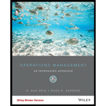 OPERATIONS MANAGEMENT - 6th Edition - by Reid - ISBN 9781118952603