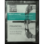 ALL ACCESS PACK for Financial Accounting: Tools for Business Decision Making 8th Edition - 8th Edition - by Jerry J. Weygandt,  Donald E. Kieso Paul D. Kimmel - ISBN 9781118953884