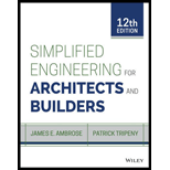 Simplified Engineering for Architects and Builders, 12/E (HB-2016) - 12th Edition - by AMBROSE J - ISBN 9781118975046