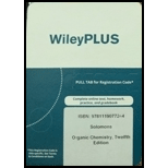 Organic Chemistry - WileyPlus Access - 12th Edition - by Solomons - ISBN 9781119077244
