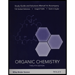 Organic Chemistry, 12e Binder Ready Version Study Guide / Student Solutions Manual - 12th Edition - by T. W. Graham Solomons, Craig B. Fryhle, Scott A. Snyder - ISBN 9781119077336