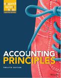 Accounting Principles - Standalone book - 12th Edition - by Weygandt - ISBN 9781119094487